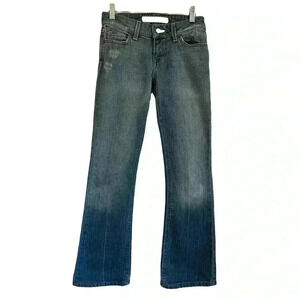 JOE’s JEANS Boot Cut Slightly Distressed Denim Pants Size 25 Ben Blue